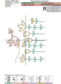 Flying Bird Free Machine Embroidery Design - 4 sizes