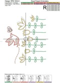 Flying Bird Free Machine Embroidery Design - 4 sizes