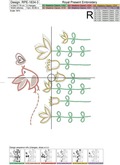 Flying Bird Free Machine Embroidery Design - 4 sizes