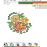 Four Garden Bouquets Indian Collection