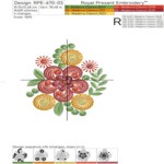 Four Garden Bouquets Indian Collection