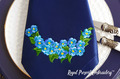 Forget-me-nots Free Embroidery Design
