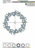 Forget-me-nots Wreath - 3 sizes