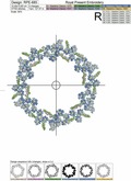 Forget-me-nots Wreath - 3 sizes