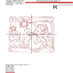 Redwork Christmas Story Blocks Machine Embroidery Designs