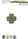 Four-leaf Clover - 3 sizes