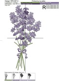 Fragrant lavender in 4 sizes