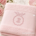 Frame with 3D Bow Free Machine Embroidery Design
