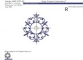 Frames for monograms Machine embroidery designs set