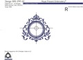 Frames for monograms Machine embroidery designs set