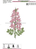 Fraxinella Machine Embroidery Design - 2 sizes