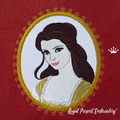 Free Applique Medallion Machine Embroidery Design Beauty Belle - 2 sizes