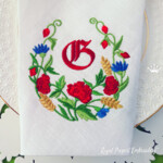 Free Floral Blank Monogram