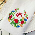 Free Floral Blank Monogram