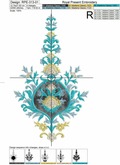 Free Embroidery Design Indian Ornament - 4 sizes