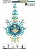 Free Embroidery Design Indian Ornament - 4 sizes