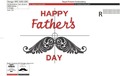 Free Father's Day Machine Embroidery Design - 4 sizes