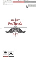 Free Father's Day Machine Embroidery Design - 4 sizes