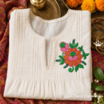 Free Indian Floral Ornament Machine Embroidery Design