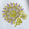Amazing Gold Flower Free Machine Embroidery Design