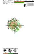 Amazing Gold Flower Free Machine Embroidery Design