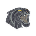 Free Machine Embroidery Design Black panther head