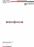 Free Machine Embroidery Design Dog inscription - 3 sizes