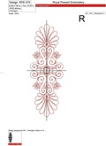 Free Machine Embroidery Design Elegant Decor - 3 sizes