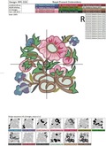 Free Machine Embroidery Design Flower bouquet