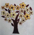 Free Machine Embroidery Design Golden Tree of luck