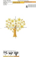 Free Machine Embroidery Design Golden Tree of luck