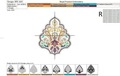 Indian pattern for towel Free Machine Embroidery Design - 2 sizes
