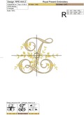 Free Machine Embroidery Design Monogram Z