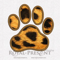 Free Machine Embroidery Design Paw Print Appliqué