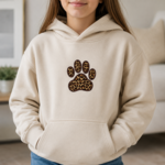 Free Machine Embroidery Design Paw Print Appliqué