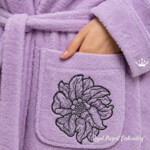 Peony Free Machine Embroidery Design
