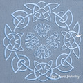 Celtic ornament Free Machine Embroidery Design - 2 sizes
