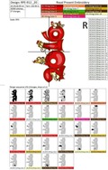 Free Machine Embroidery Designs Chinese zodiac new year banner