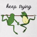 Keep Trying Frogs set - 2 sizes