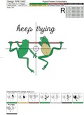 Keep Trying Frogs set - 2 sizes