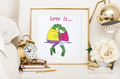 Frogs in love - 3 sizes