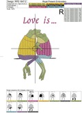 Frogs in love - 3 sizes
