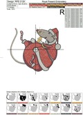 Funny Christmas Rat - 2 sizes