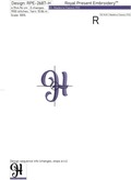 GHI letters Machine Embroidery Designs