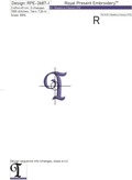 GHI letters Machine Embroidery Designs
