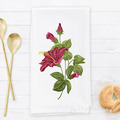 Garden Hibiscus Machine Embroidery Design - 2 sizes