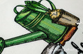 Garden Watering Can Machine embroidery design - 2 sizes
