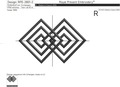 Geometric Pattern Free Machine Embroidery Design - 2 sizes