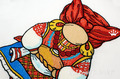 Gnome Ukrainian girl with Polyanitsa Machine Embroidery Design - 4 sizes