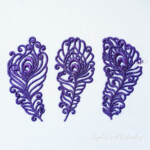 Peacock Feathers Set - 3 sizes